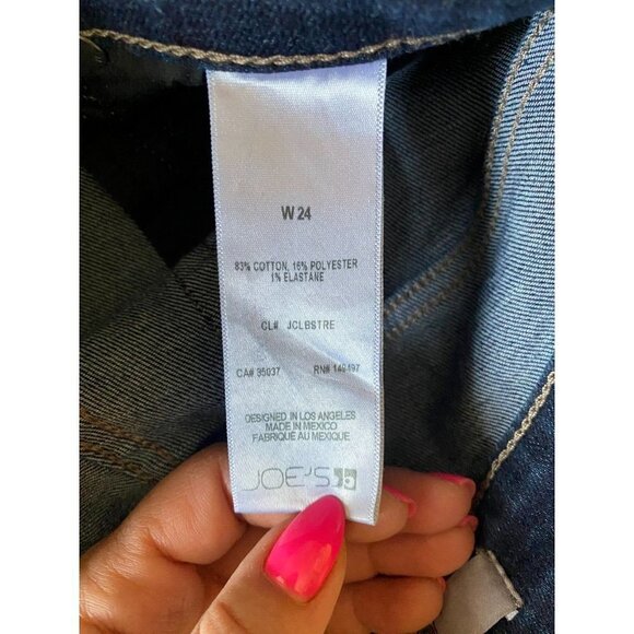 Joes Jeans "Haxby" hi rise BNWOT jeans sz 24 womens raw hem  NEW skinny ankle - Picture 8 of 9
